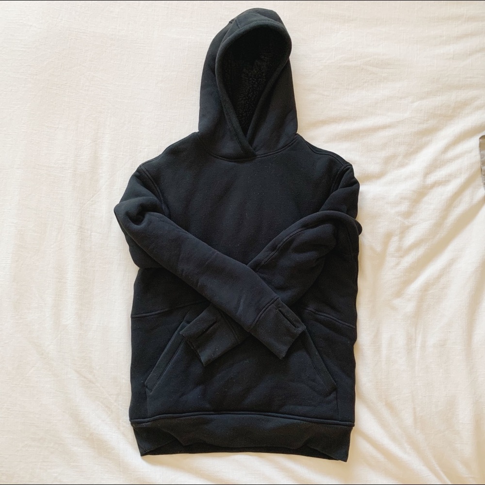Athleta Fleece Lined Hooded Sweatshirt